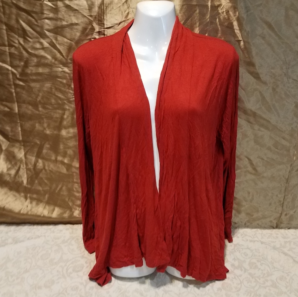 Front Of Closet Red Cardigan
